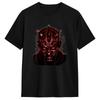 Darth Maul Spray Paint Face T-Shirts Men Awesome Pure Cotton Tees Round Neck Short Sleeve T Shirt New Arrival Tops