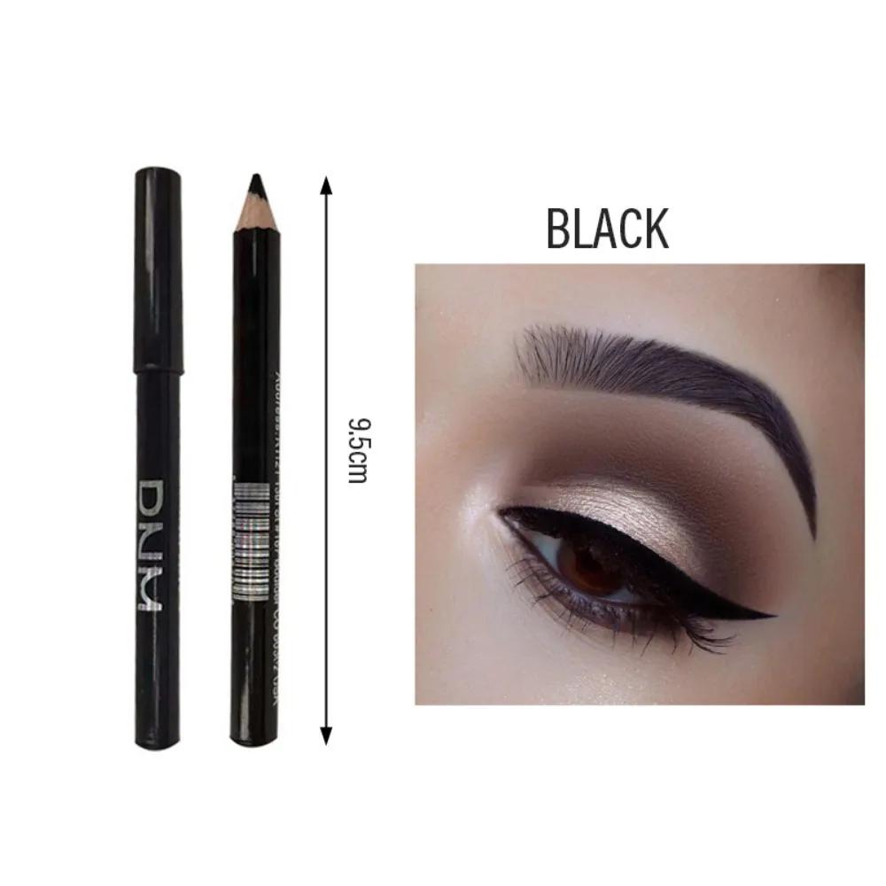 1/2Pcs Black Brown Eyebrow Pencil Waterproof Microblading Eyeliner Pen Tint Tattoo Makeup Long Lasting Quick Draw Eyelash Makeup