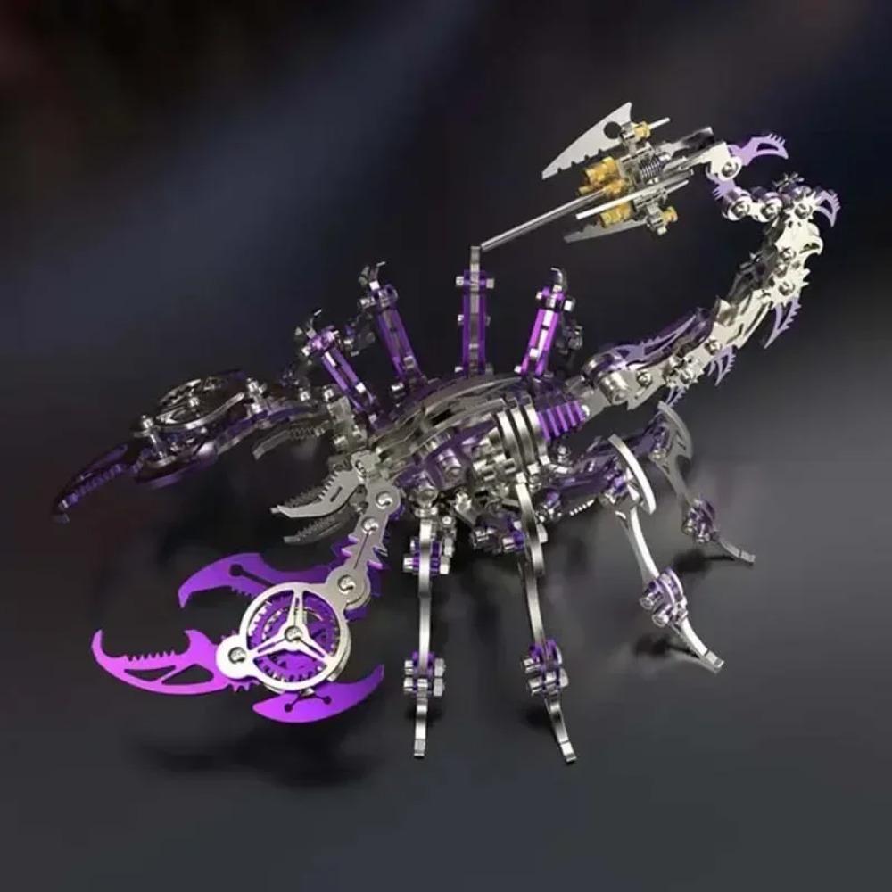 Mechanical Tyrannosaurus Rex, Cobra, Tiger, Scorpion King, Praying Mantis, Hell Level 3D Metal Puzzle Model, High Difficulty Toy