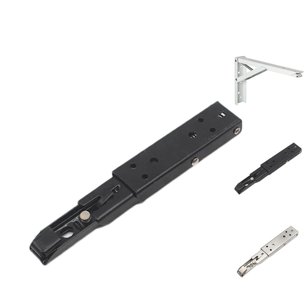 2PCS Heavy Duty Stainless Steel Table Bench Folding Shelf Bracket