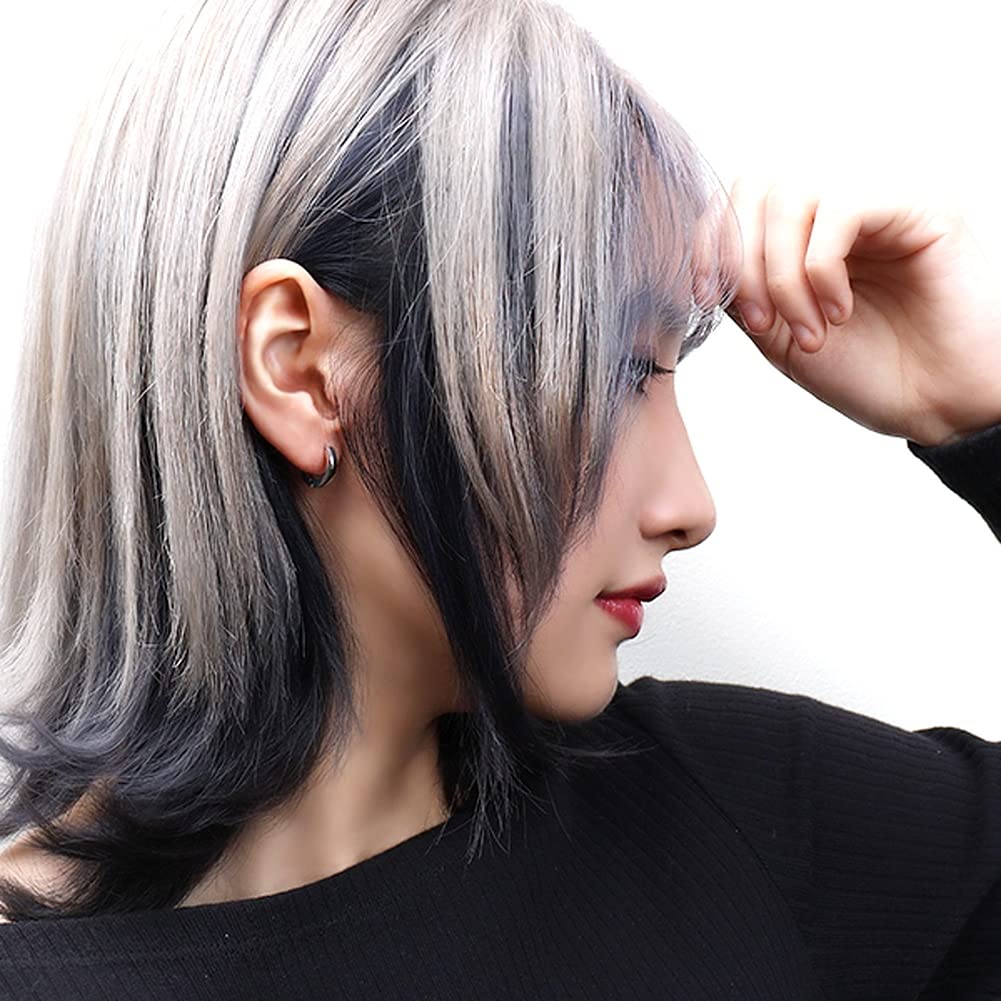 [Zanipolo Terzini] Hoop Earring, Surgical Stainless Steel, Single Earring (1P), Simple, Men's Ring Earring, Hypoallergenic