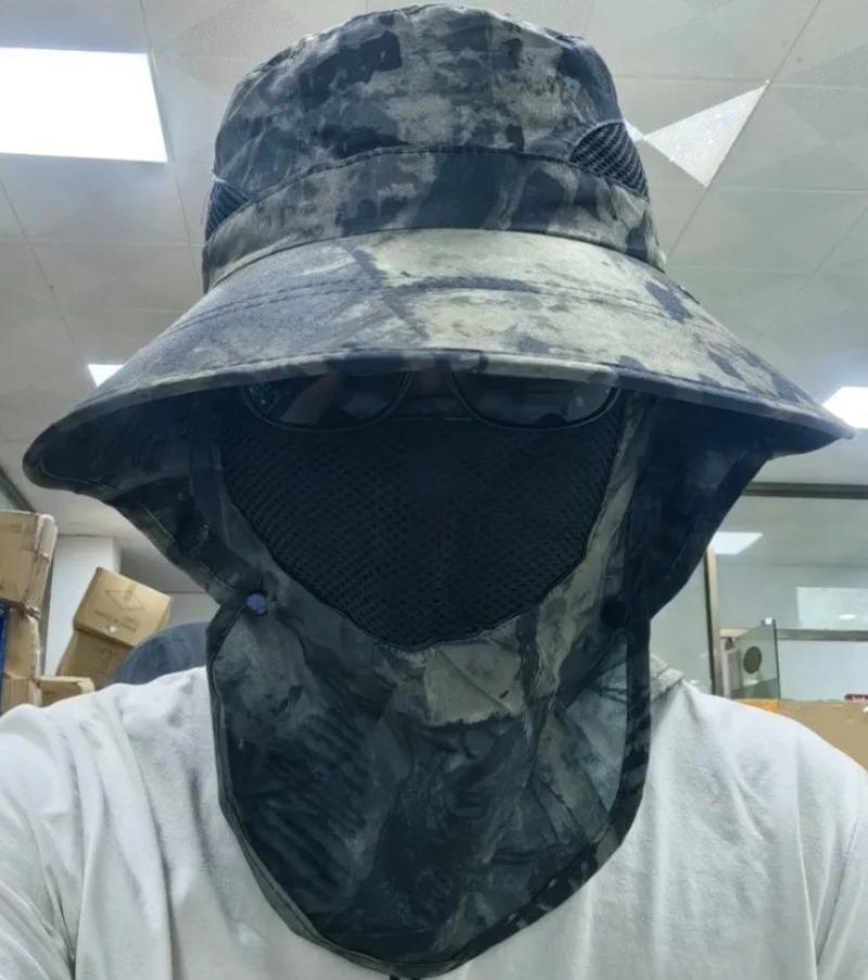 Adjustable Outdoor Fishing Hat Sunscreen Protection Breathable Sunshade Foldable Men Women Hiking Camping Casual Fishing Cap