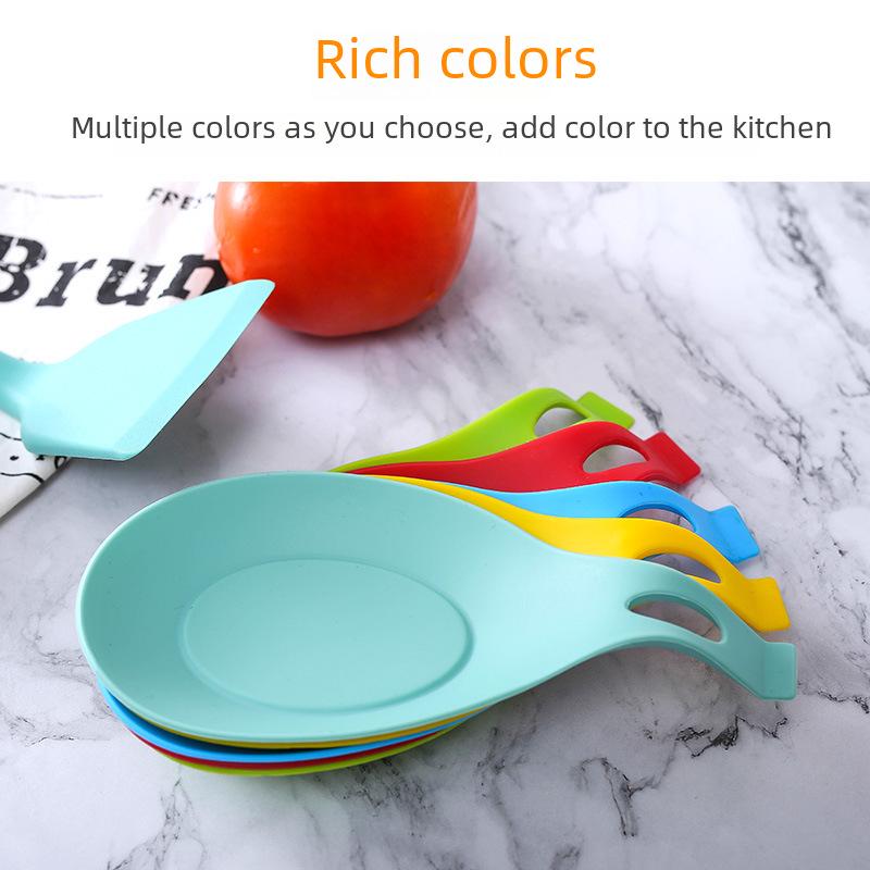 Silicone Kitchen Utensil Mat: Heat-Resistant Spoon and Dish Holder, Easy To Clean