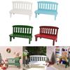 Realistic Miniature Park Chair For Doll House Garden Decoration Model Furniture For Collector And Model Enthusiasts