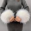 Fluffy Faux Fur Cuff Bracelet Wristband for Women