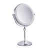 8" Double-Sided LED Lighted Makeup Mirror with Adjustable Height and Magnification