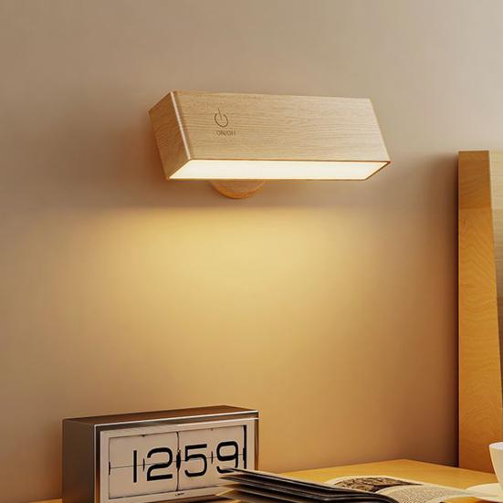 

Светодиодная лампа, настенный светильник на батарейках с дистанционным управлением, плавная регулировка яркости, без мерцания, перезаряжаемый настенный светильник, лампа для чтения Warm light