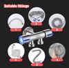 Dual Control Dual Use 3 Way Shower Water Diverter Valve Faucet Filling Angle Valves Washing Machine Bathroom Toilet Accessories