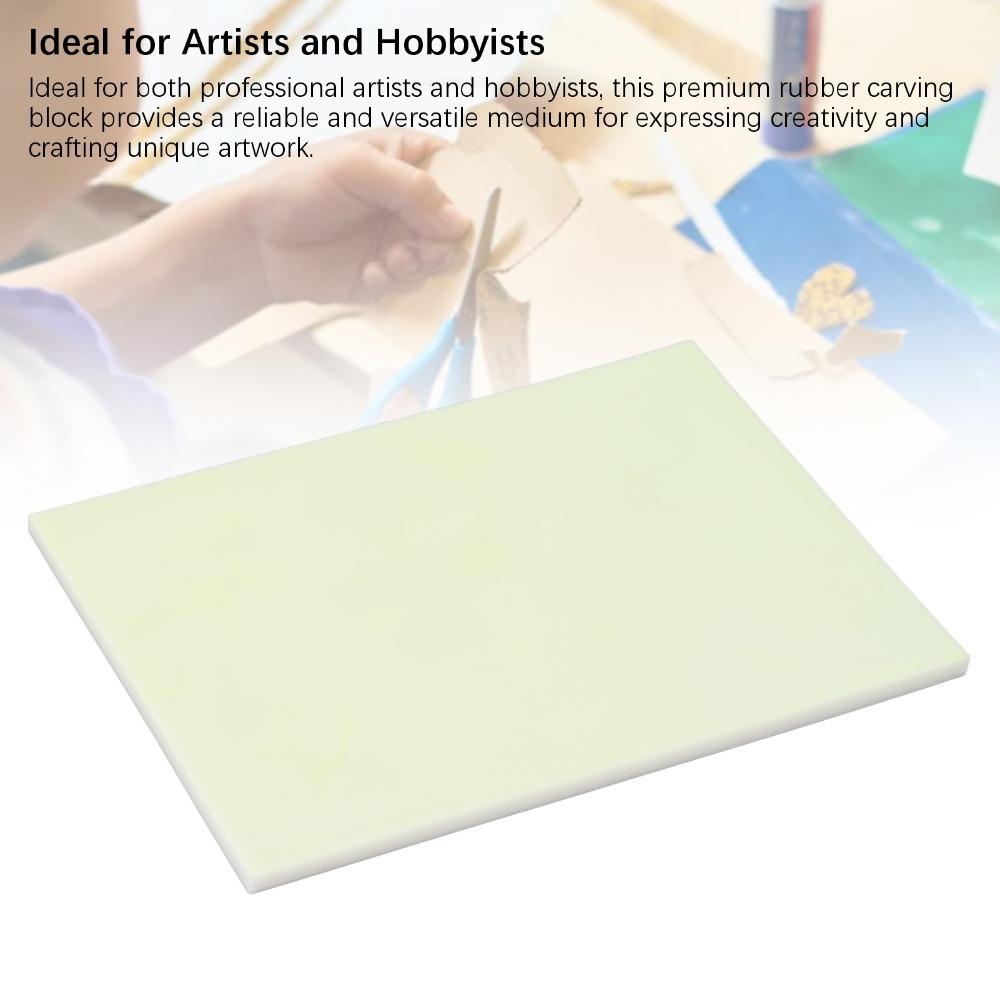 Adhesive Sheet Rubber Carving Block Soft Rubber Rubber Stamp Carving Block Laser Engraving Machine