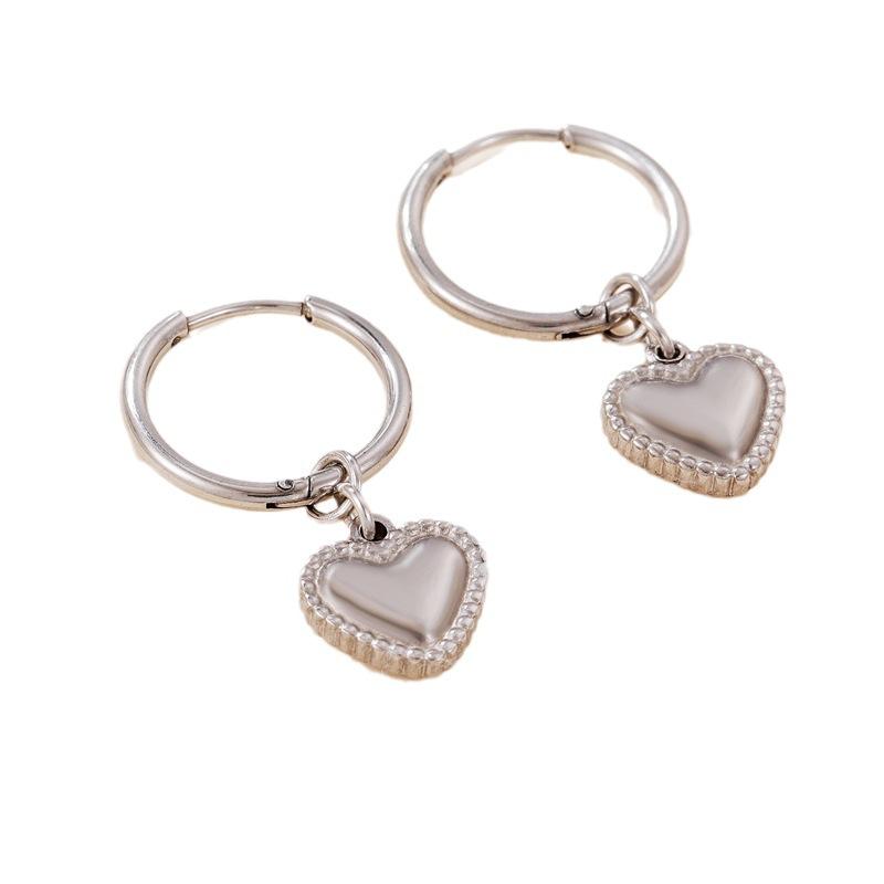 

Ювелирные изделия Новая мода Серьги-подвески в форме сердца Серьги из нержавеющей стали Высококачественные серьги