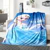 Customiz Name Personality Elsa Frozen Blanket Soft &Warm Sofa Office Bed Travel Lunch Break Blanket, Gift Suitable All Seasons