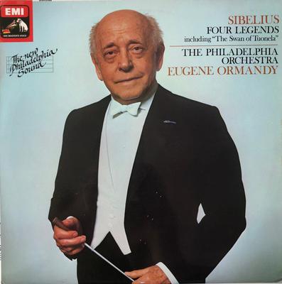 LP Record JEAN SIBELIUS / EUGENE ORMANDY - TH - Four Legends ASD3644 His Master's Vo 1979 UK Classical Used