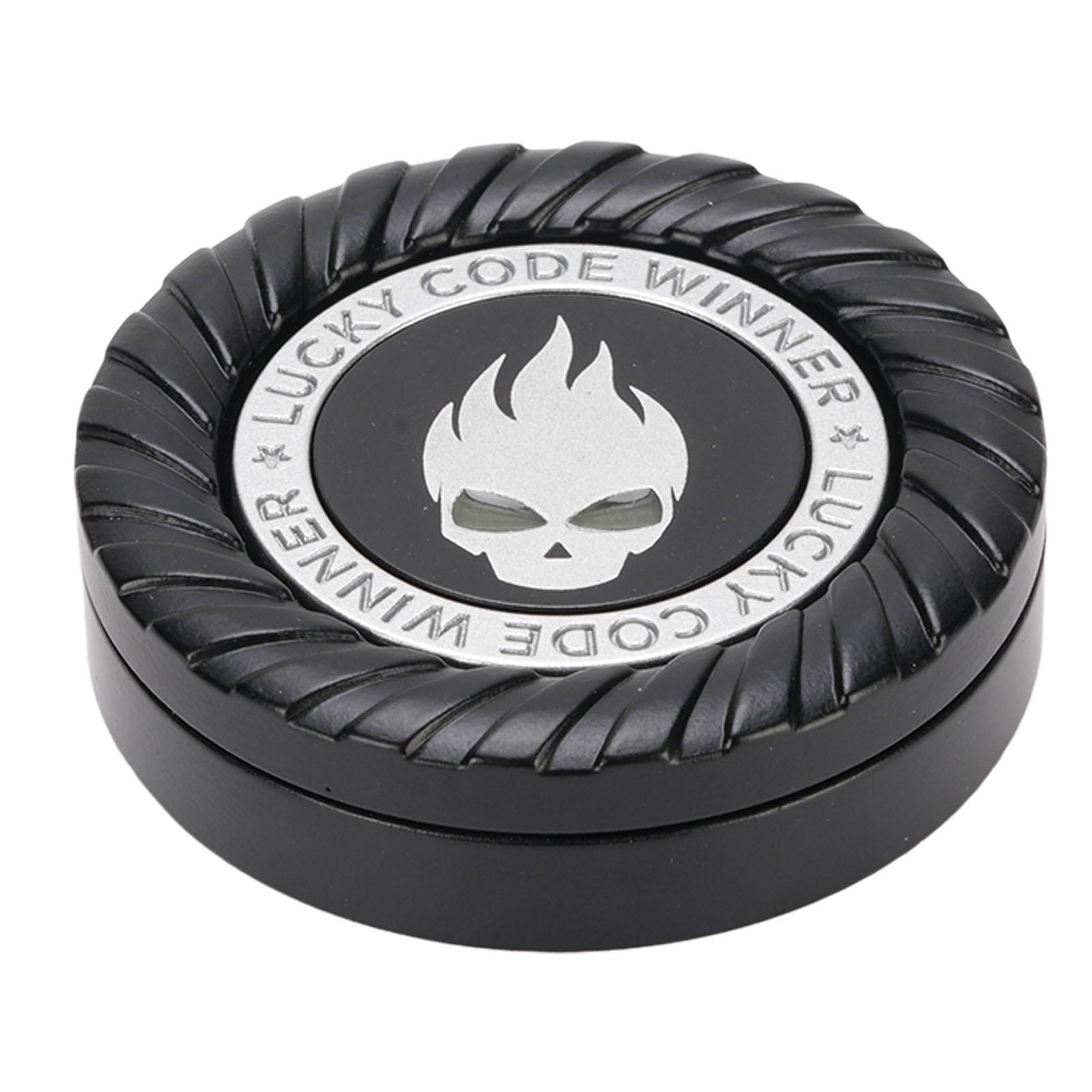 

Игрушка-гироскоп для пальцев, снятие стресса, храповое колесо, декомпрессия, металлический поворотный пресс для пальцев чёрный