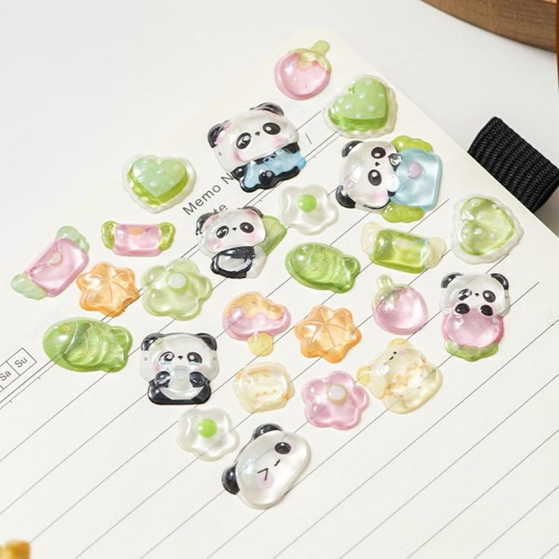 Cartoon Embossed Animal Sticker Waterproof PVC Resin Sticker for Notebook Phone Cover Card Making Kids Room Wall Art
