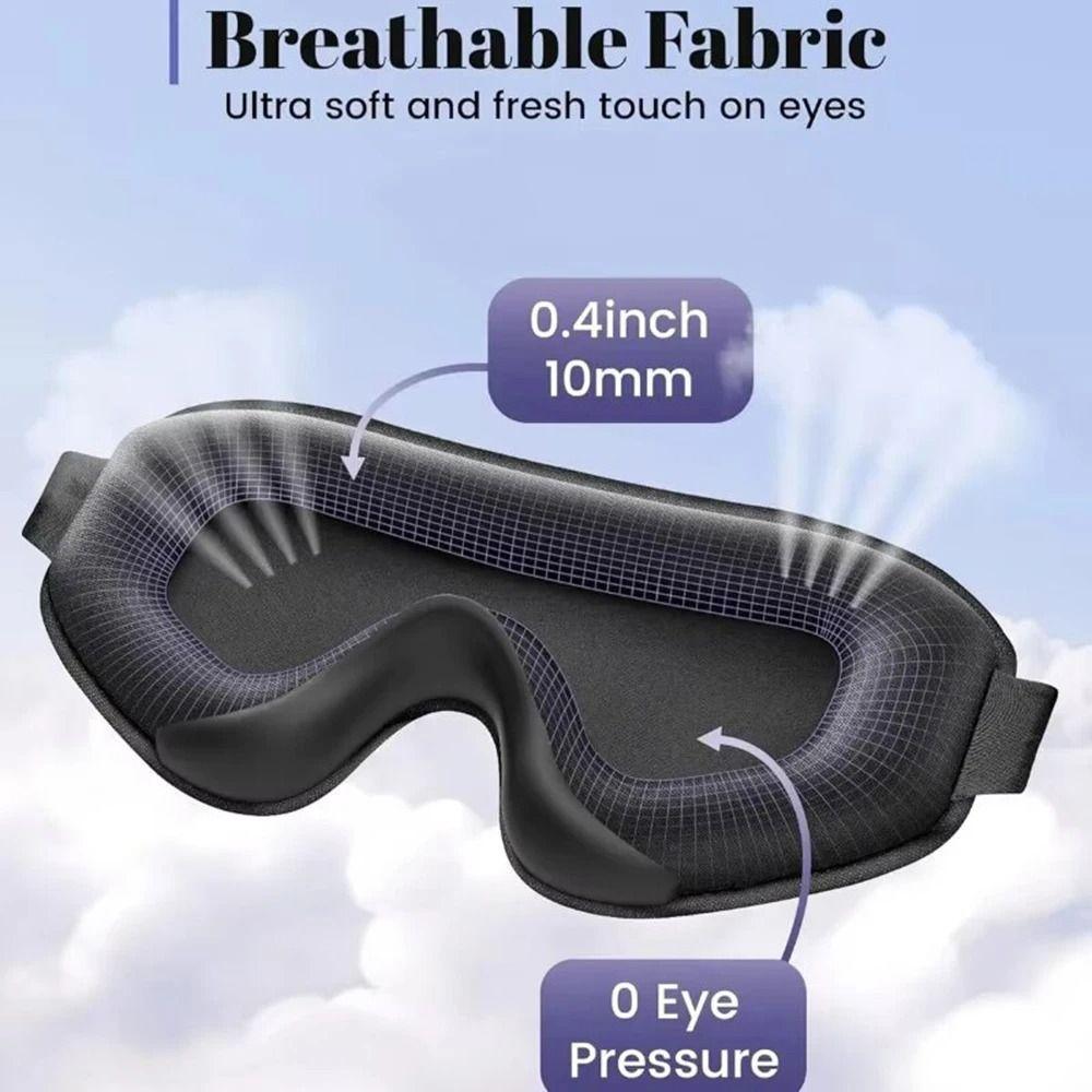 Breathable Sleeping Eye Mask Memory Foam Travel Eye Mask Portable 3D Eye Mask Office