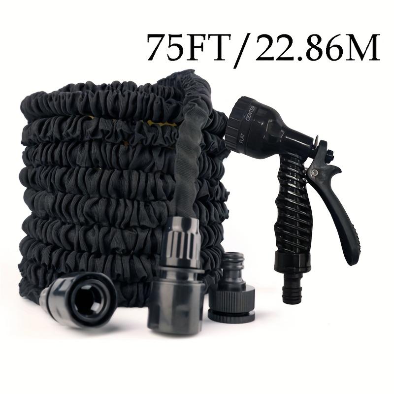 25/75FT (7.62/22.86M)Expandable Magic Hose with 7 Patterns Water Gun Garden Hose Flexible Water Hose Telescopic Water