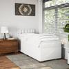 Cadre de lit avec matelas - Maison Exclusive - Similicuir - 80x200 cm - Ressorts ensachés