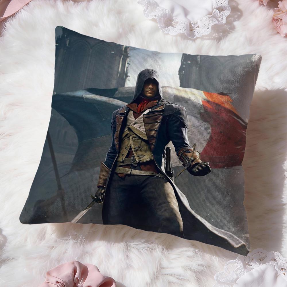 Game A-Assassins CreedS Cushion Cover Premium Comfort Reversible Pillow Cove -Two In One Design for Any Room & Car Interior