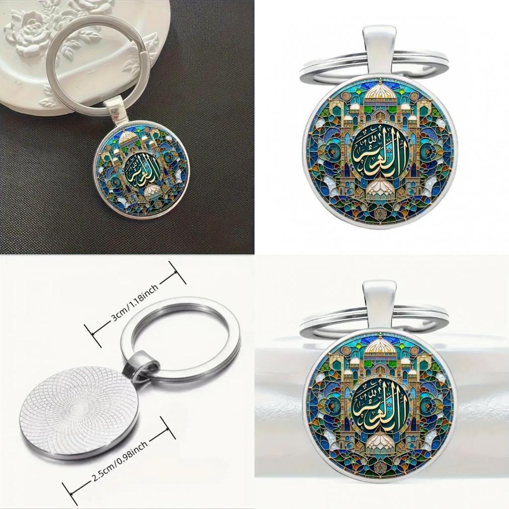 Zinc Alloy Palace Keyring Modern Minimalist Design For Commemorative Gifts