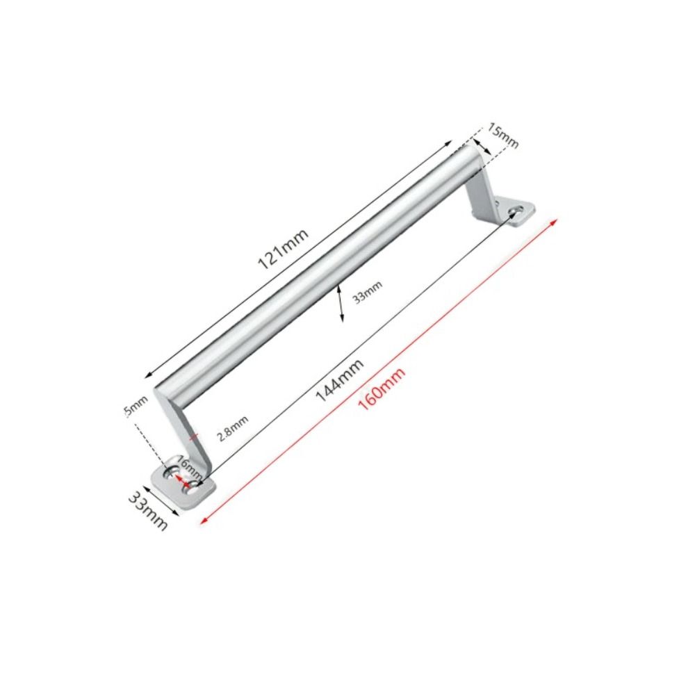 

Screw punching Furniture Knob Wire drawing process Stainless Steel Cabinet Handle Wardrobe 160mm