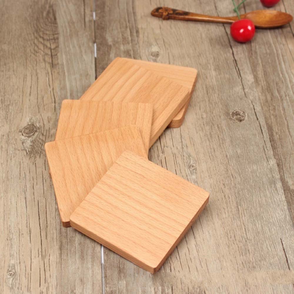 Univerzální kulaté podložky pod čaj, kávu z ořechového dřeva, dřevěné podložky pod hrnek, prostírání, podložka pod nádobí, podložka pod misku