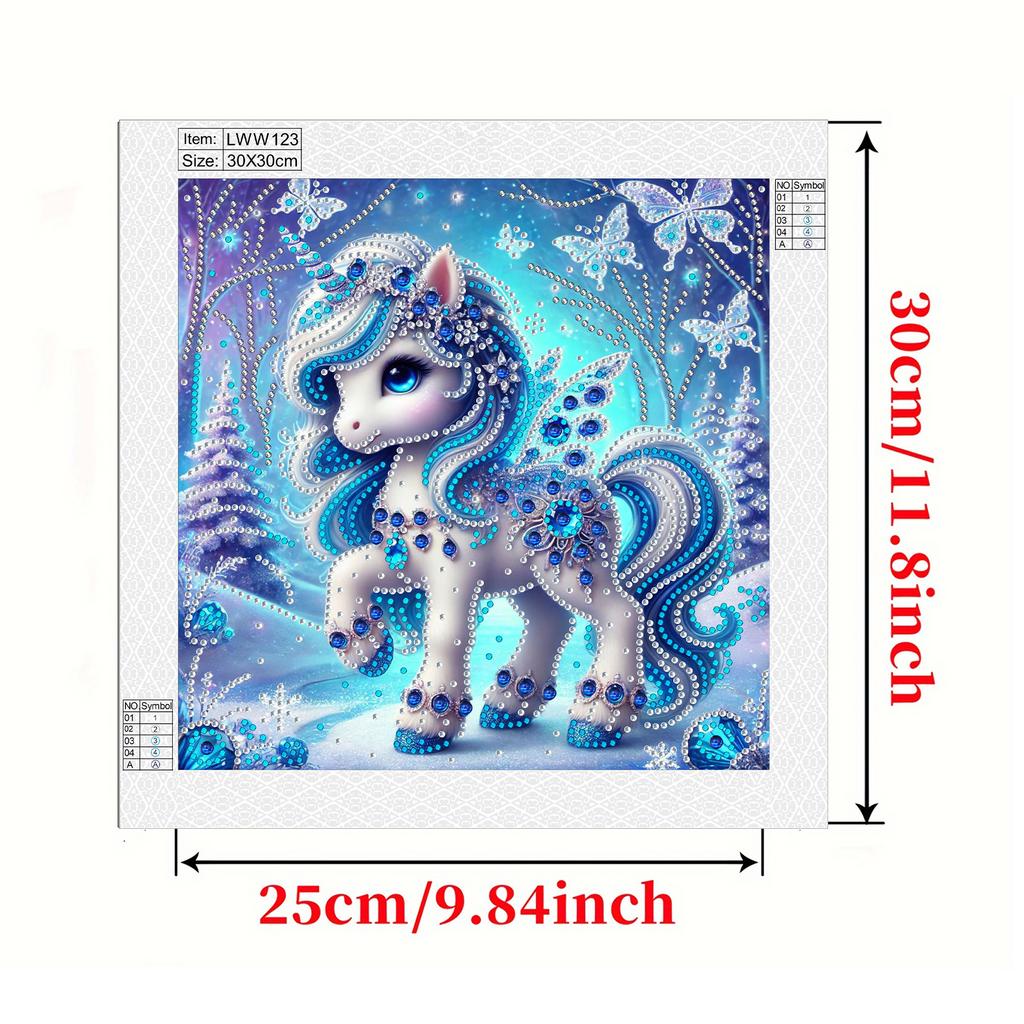 Animal Special Shaped 5D DIY Partial Drill Diamond Painting Kits for Adults Home Wall Decor Diamond Dots Paintings 30X30CM