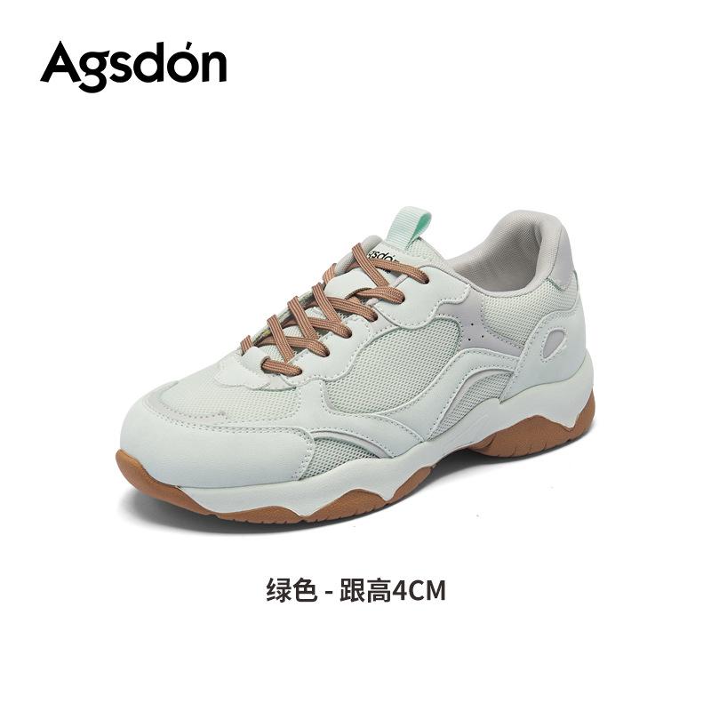 Augustine dad shoes women's 2025 new autumn outdoor hiking shoes platform casual little white sports shoes