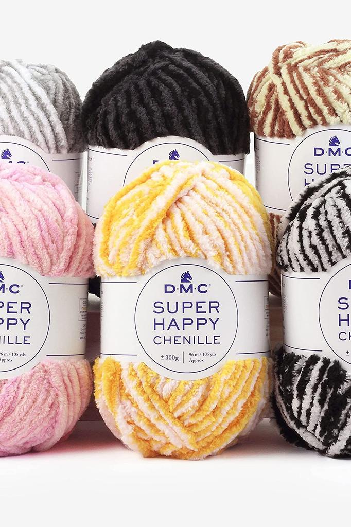 DMC SUPER HAPPY CHENILLE Super Happy Extra 96m DMC8144 Chenille, Thick, Roll, 300g, #153, Lion,