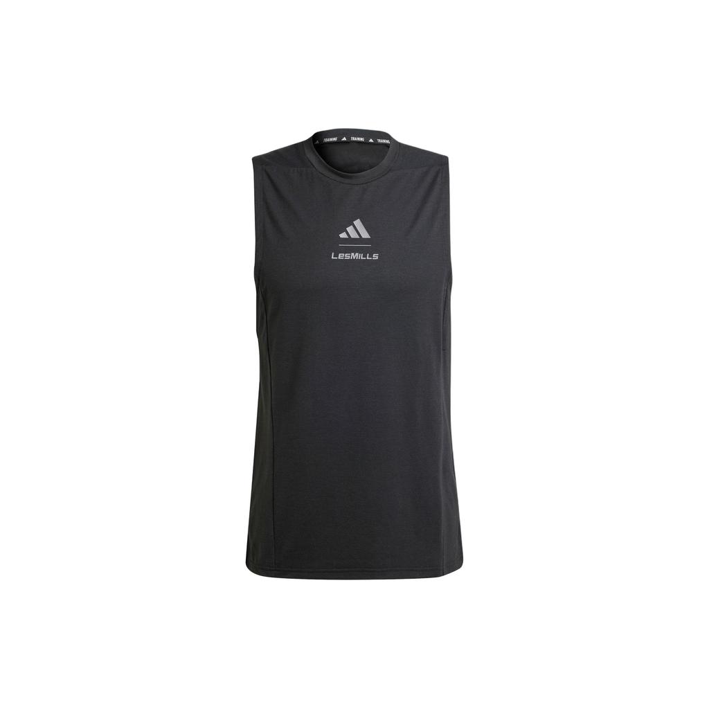 Adidas Les Mills Graphic Tank Top Men Tops Black IX7979