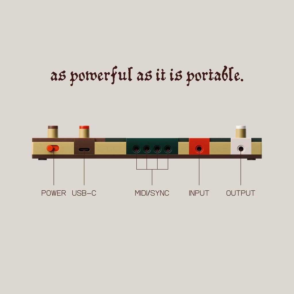 Teenage Engineering Medieval Beat Machine Sampler That Manipulates the Sounds of Medieval Europe BGM Production with Over 200 Presets EP-1320