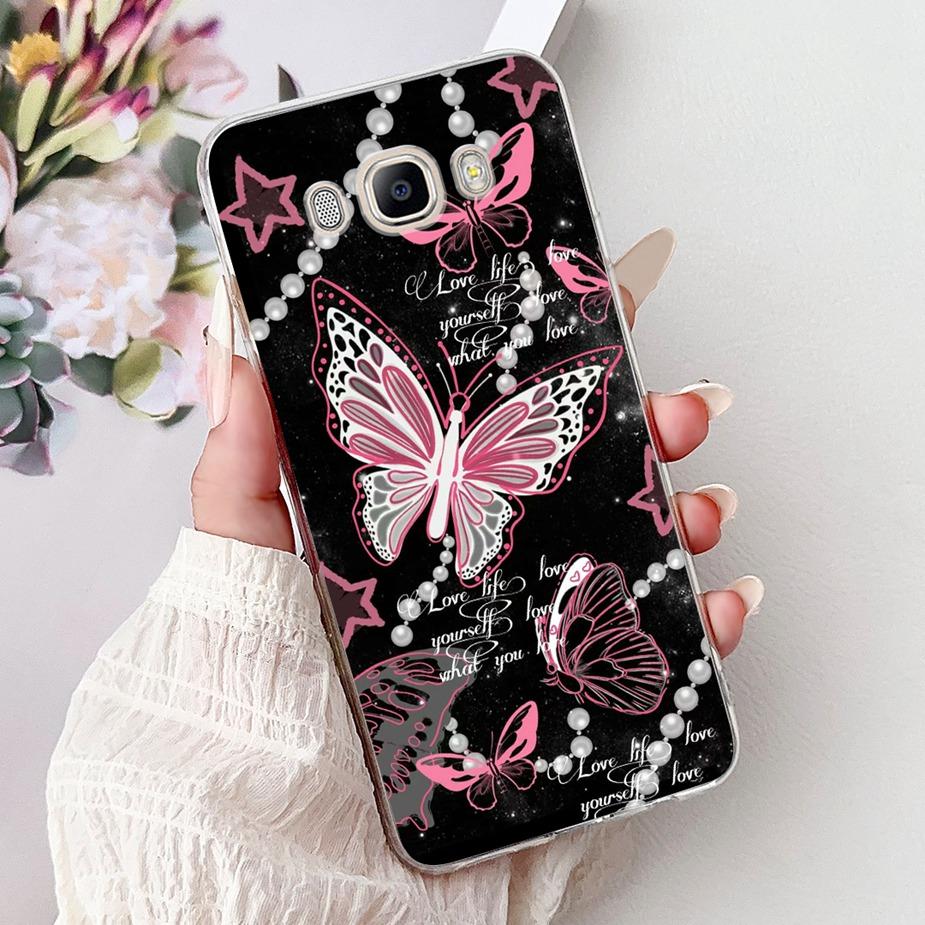 For Samsung Galaxy J5 2016 Case SM-J510F New Luxury Painted Cover Soft Silicone Phone Case For Samsung J3 J5 J7 2016 Fundas Capa
