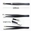 Precision Esd Anti-Static Tweezers Set -6-Pc Durable Stainless Steel Tool For Electronic Repair And Process Modeling, Bending&St