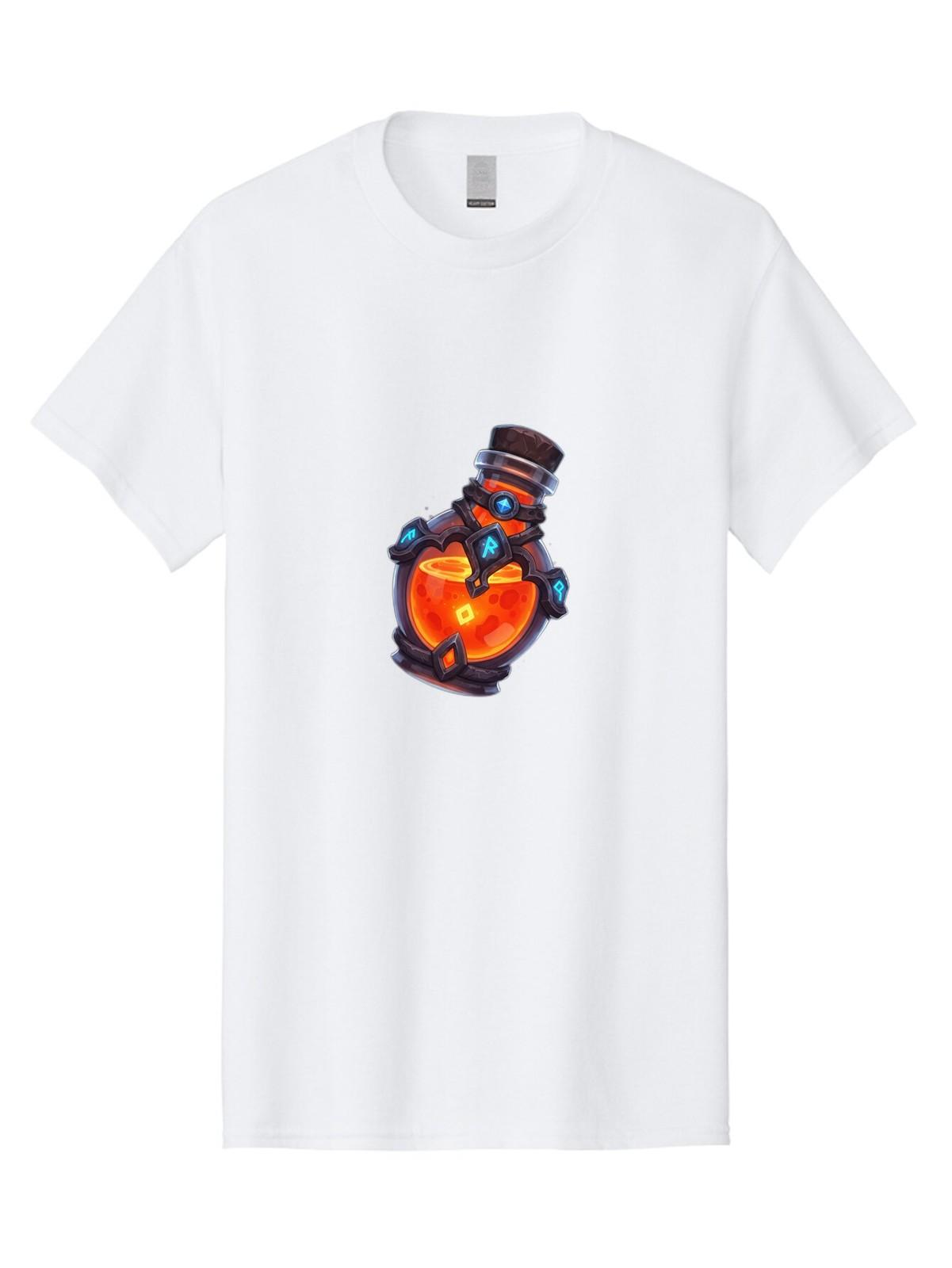 Potion-Bottle Mens Graphic Tee, 100% Cotton, Casual Summer Wear S