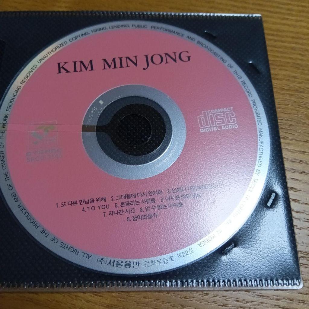 [USED] Kim Min Jung 1st Album "Love and Breakup" CD