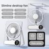 2026 Silent USB Rechargeable Clip-on Fan for Smart Home and Dorm Use