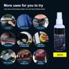 Hot 30ML Interior Plastic Plastic Parts Wax Retreading Agent Renewed Plastic Restore Maintenance Agent   Car Interior