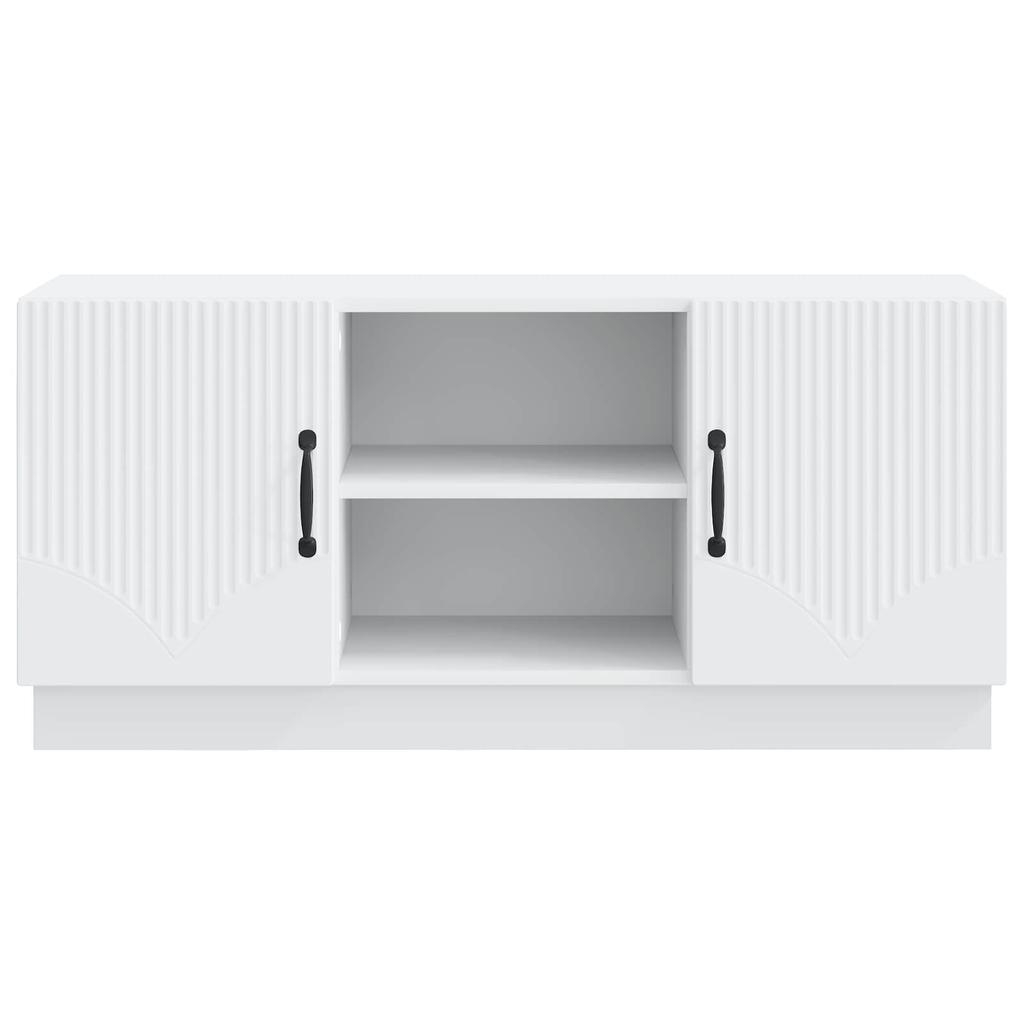 TV Stand White 102 x 34.5 x 47 cm Engineered Wood