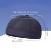 Lightweight Brimless Beanie Cap For Men Quick Drying Adjustable Summer Docker Cap Solid Color Breathable Dome Melon Cap Outdoor