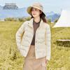 Xue Zhong Fei Women's Lightweight Stand Collar Duck Down Jacket
