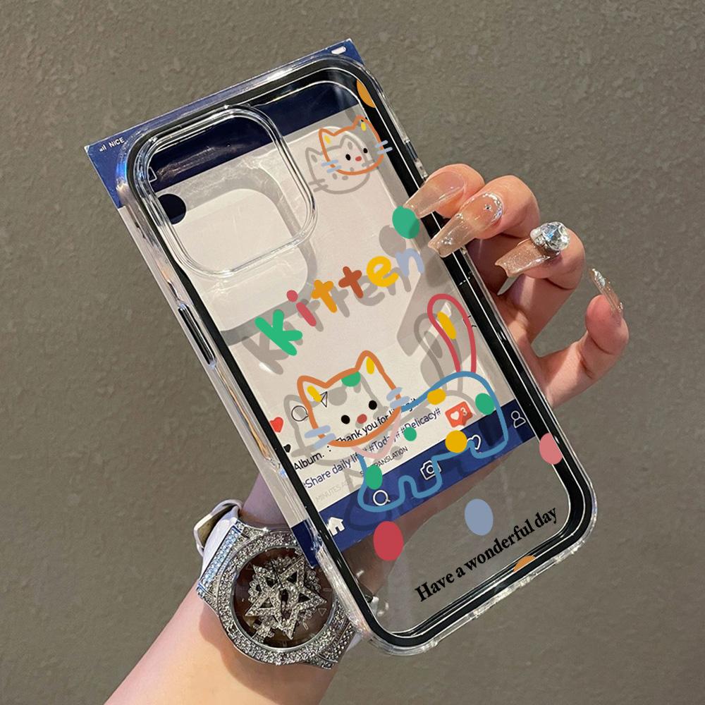 Malovaný kryt na telefon pro iPhone 17 11 12 13 14 15 16 iPhone 17 12 13 14 15 16 Pro 17 12 13 14 15 16 Pro Max  Vysoce kvalitní malovaný zvířecí roztomilý kryt na telefon