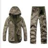 Hunting Clothes Camouflage Hooded Army Camo Clothing Military Uniform Clothes Tactical Jacket Waterproof Winderbreak Coat