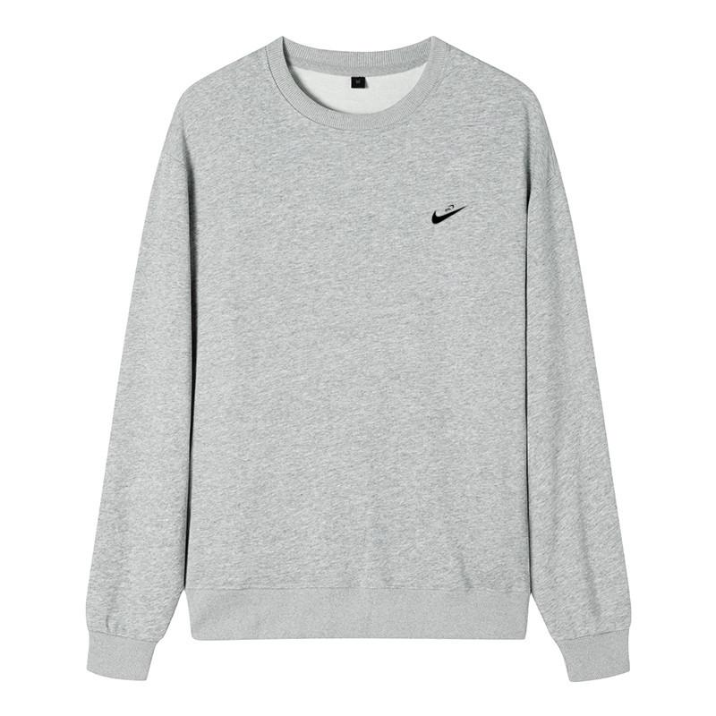 Sweat à capuche à manches longues et col rond en tissu éponge pour homme - Printemps/Automne 2024