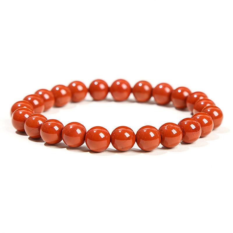 Natural Crystal Agate & Tiger Eye Stone Bracelet - Fashionable Round Beads for Men & Women
