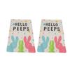 2Pcs Easter Garden Flag Polyester Weatherproof 2 Sided Decorative Bunny Yard Flag for Patio Terrace