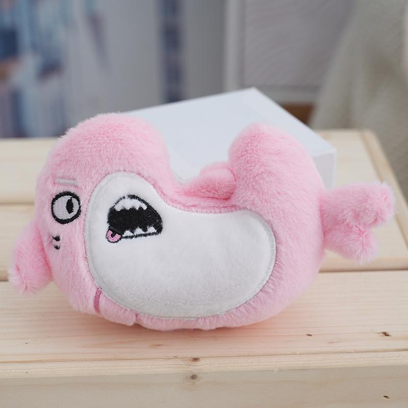 

Adorable Plush Shark Toy Cute 15cm Stuffed Animal Soft Cotton Filling розовый