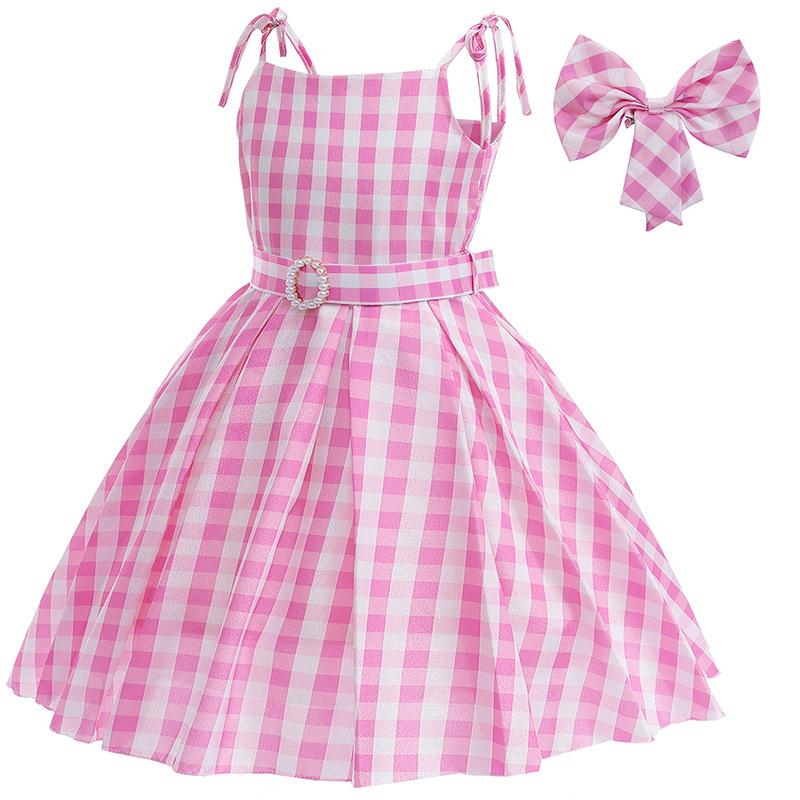 Compre Cosplay real barbie combinando suspender vestido de