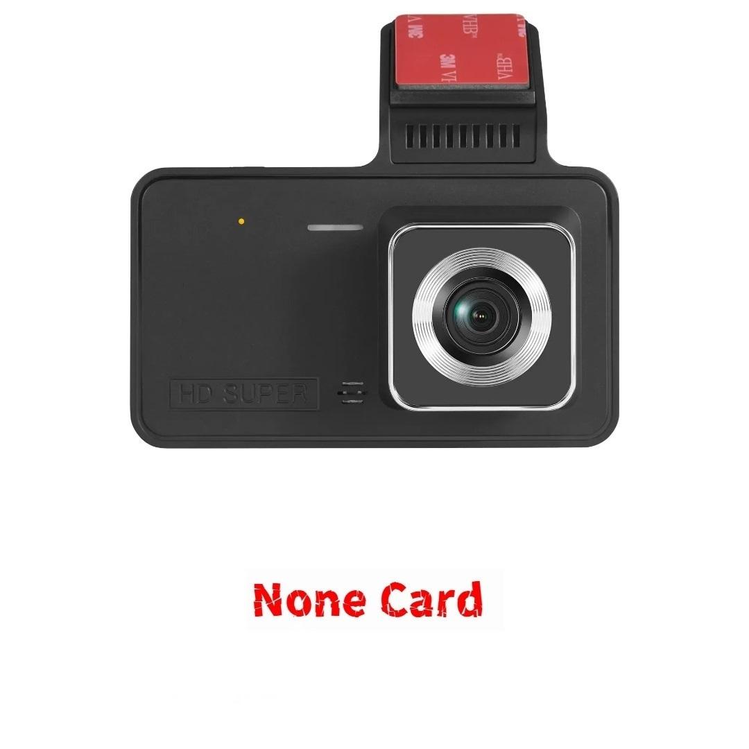 

Автомобильный видеорегистратор с большим экраном 4 дюйма, высокой четкостью изображения, двумя объективами 1080P, записью спереди и сзади, автомобиль с камерой заднего вида 1 Lens чёрный