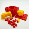 3D printed surprise Christmas box with Christmas atmosphere decorations and ornaments that can be freely twisted and decompresse