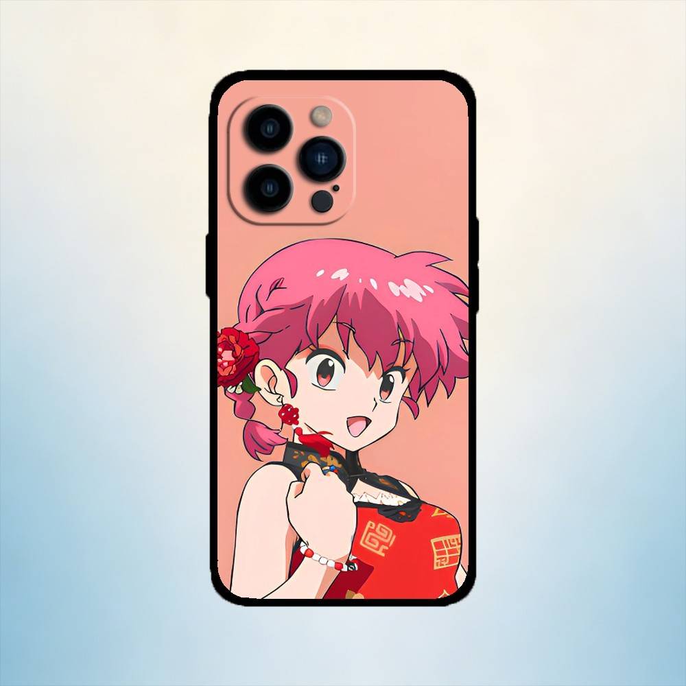 AAA Anime Ranko Phone Case For iPhone 17,16,15,14,13,12,11 Plus,Pro Max,XS,Soft Silicone Black Cover