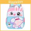 Breathable Nylon Preschool Backpack For Kids With Cute Cartoon Crocodile Design And Large Capacity